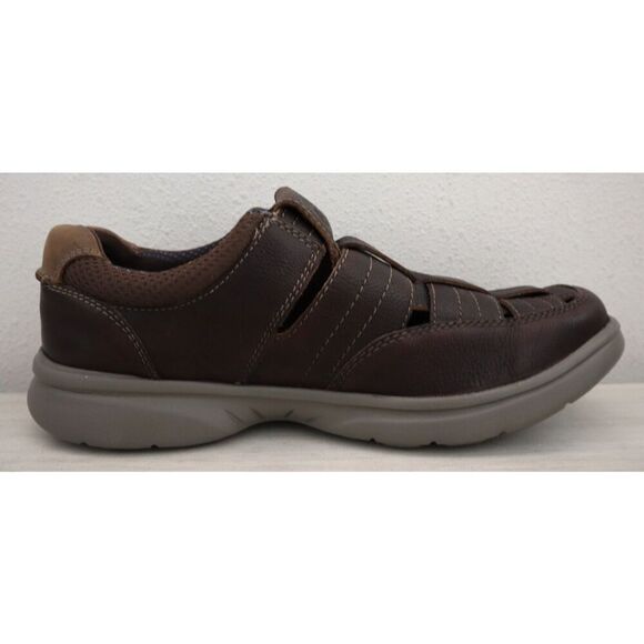 Clarks Collection Men\'s Sz 13M Brown Tumbled Leather Bradley Cove Loafers main image 5